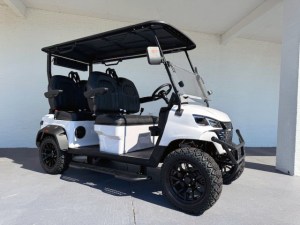 White Contender Sport XL4 Golf Cart